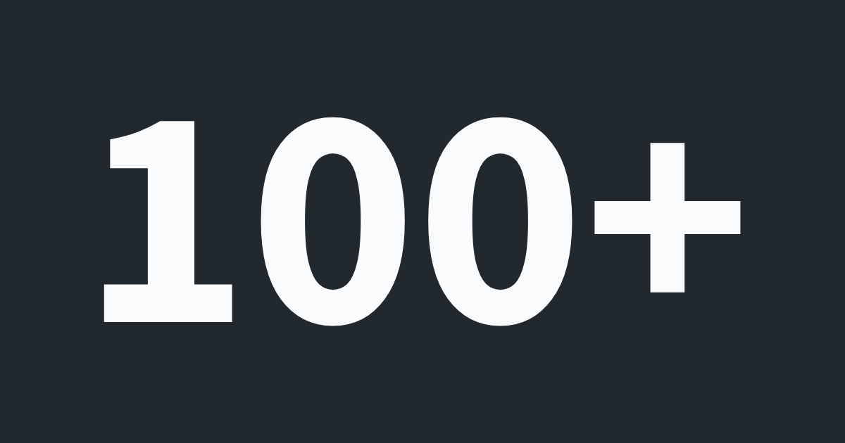 100 stars